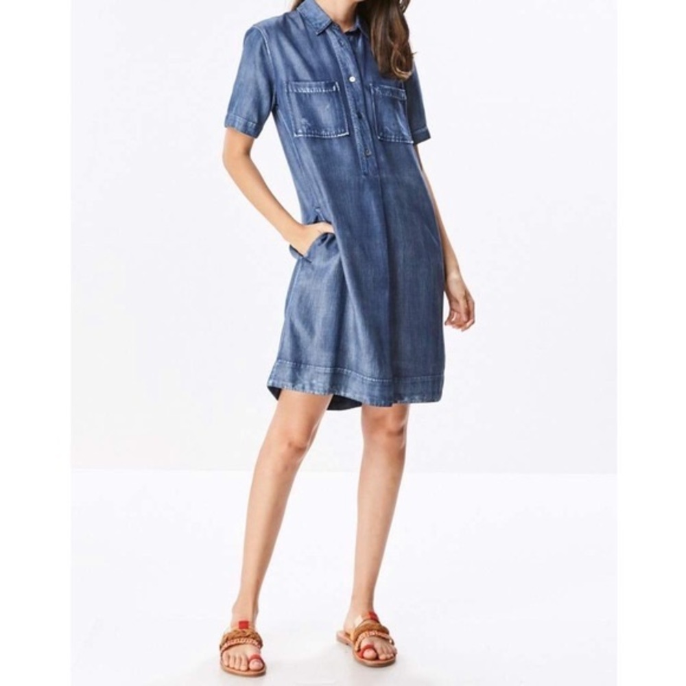 Laju Los Angeles denim tencil dress, XS